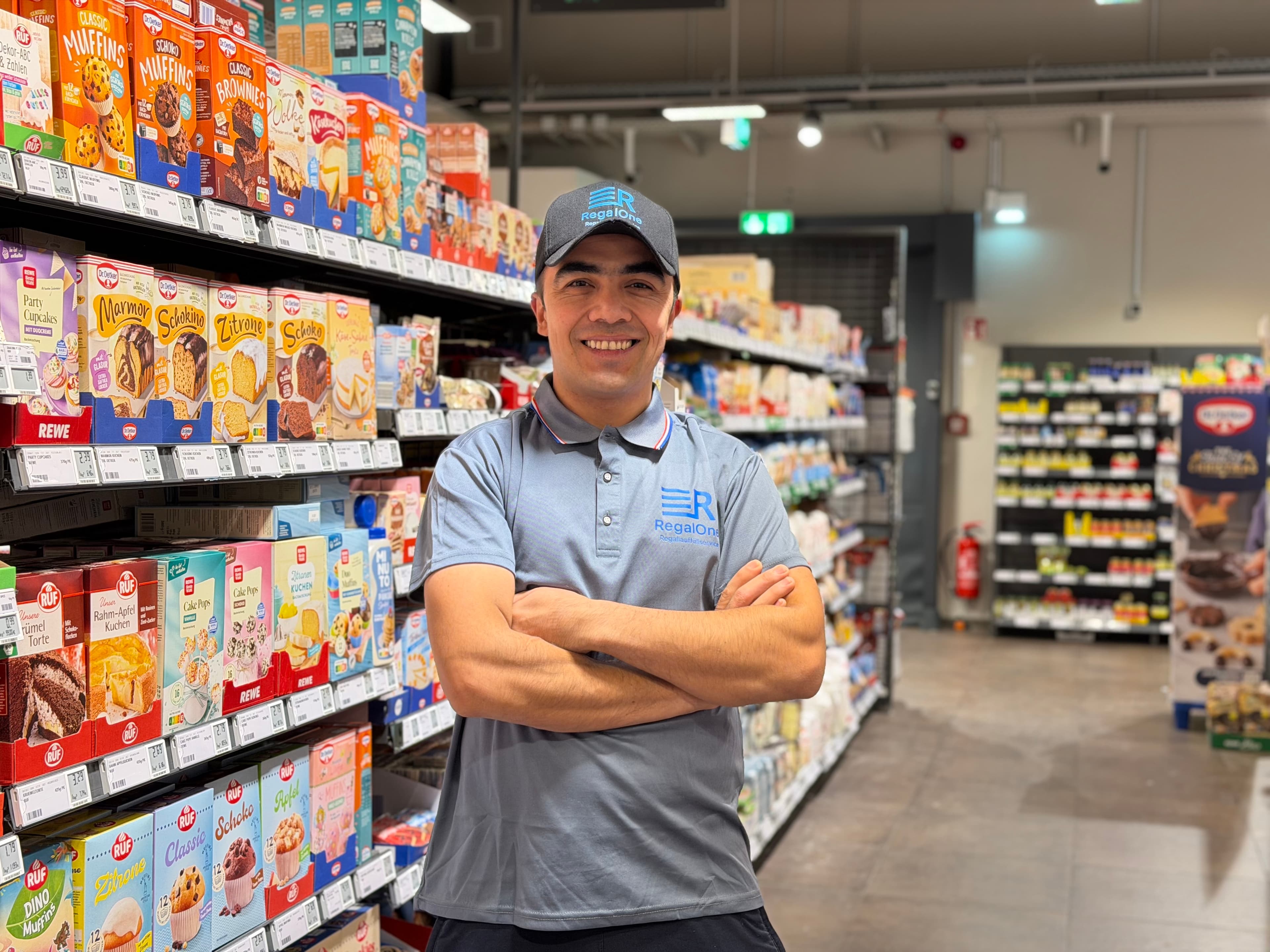 Yaxshi tashkil etilgan raflar va ozoda do‘kon muhiti